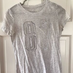 Aeropostale Gray Graphic Tee